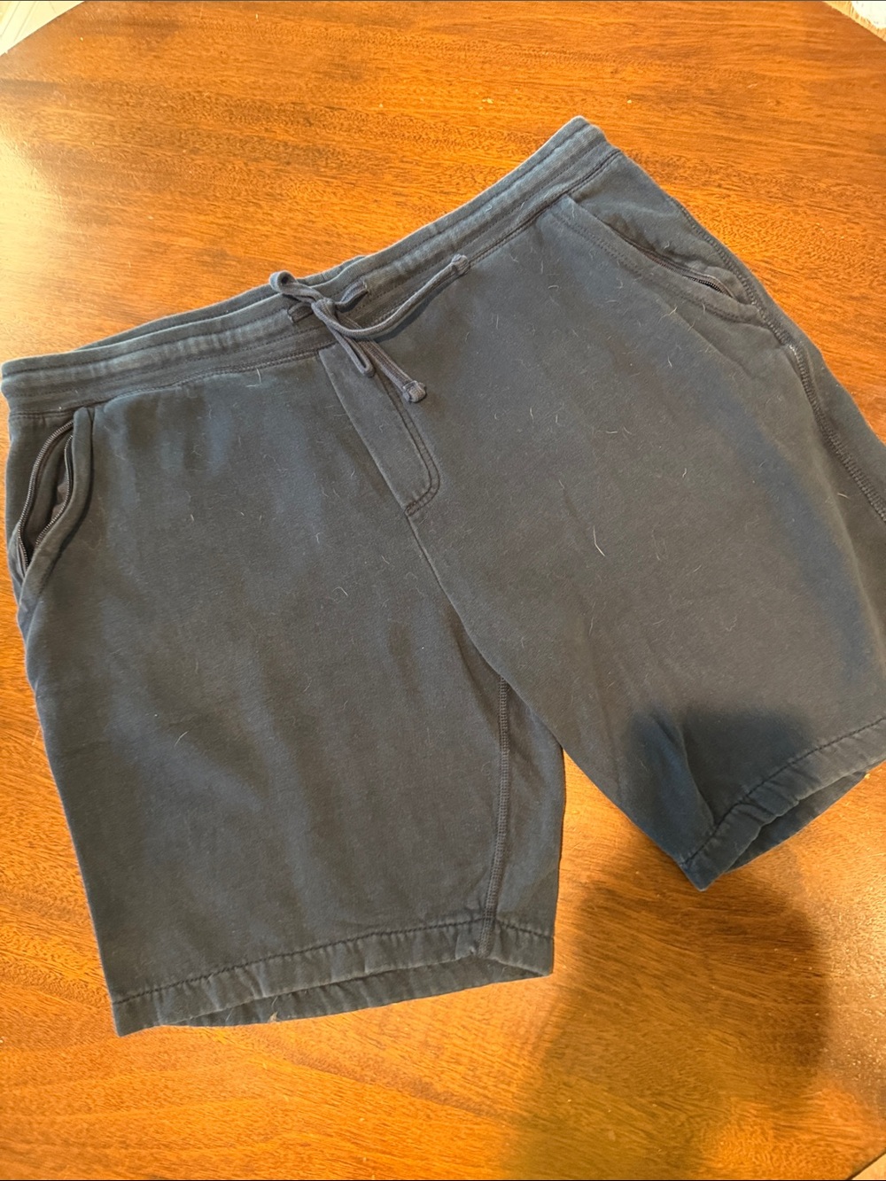 American Eagle Outfitters Men's Black Drawstring Athletic Shorts
